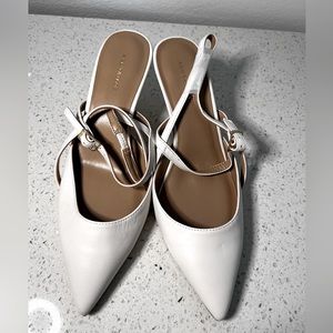 Brand new white heels